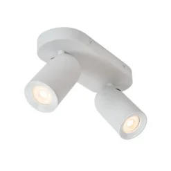 Lucide PUNCH Plafondspot-Wit-2xGU10-35W-Metaal