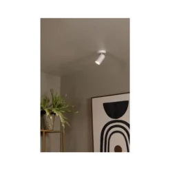 Lucide PUNCH Plafondspot-Wit-1xGU10-35W-Metaal