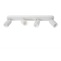 Lucide PUNCH Plafondspot-Wit-4xGU10-35W-Metaal