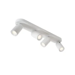 Lucide PUNCH Plafondspot-Wit-4xGU10-35W-Metaal