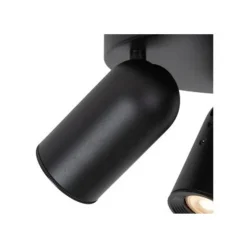 Lucide PUNCH Plafondspot-Zwart-Ø21-3xGU10-35W-Metaal