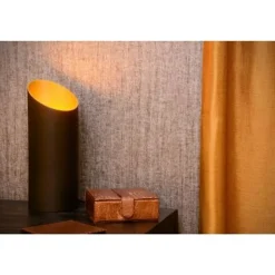 Lucide QUIRIJN - Tafellamp - Ø 9,6 cm - 1xE27 - Zwart