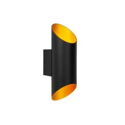 Lucide QUIRIJN - Wandlamp - Ø 10 cm - 1xG9 - Zwart