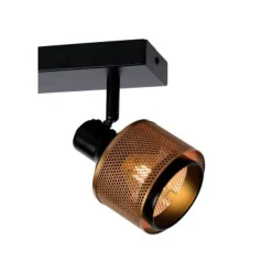 Lucide RAFA - Plafondspot - 2xE14 - Zwart