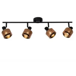 Lucide RAFA - Plafondspot - 4xE14 - Zwart