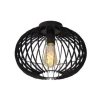 Lucide REDA Plafonnier E27 Ø32cm H24cm Zwart