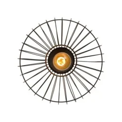 Lucide REDA Plafonnier E27 Ø32cm H24cm Zwart