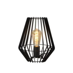 Lucide REDA Tafellamp E27/40W H27cm Zwart