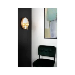 Lucide REFLEX - Spiegellamp - 1xE27 - Licht hout