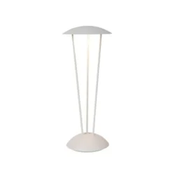Lucide RENEE Tafellamp Buiten-Wit-Ø12,3-LED Dimb.-2,2W