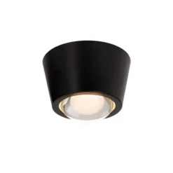 Lucide RIGON Plafonnière-Zwart-LED-6W-3000K-Alumin.
