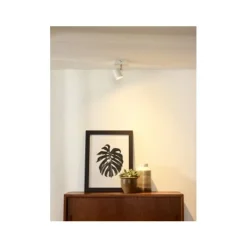 Lucide RILOU - Plafondspot - LED Dimb. - GU10 - 1x5W 3000K - Wit Lucide