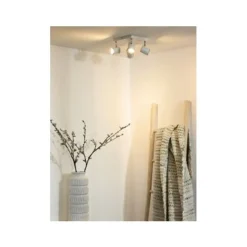 Lucide RILOU - Plafondspot - LED Dimb. - GU10 - 4x5W 3000K - Wit Lucide