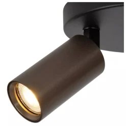 Lucide RITMO - Plafondspot - Ø 15 cm - 2xGU10 (MR11) - Koffie