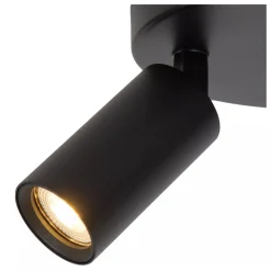 Lucide RITMO - Plafondspot - Ø 15 cm - 2xGU10 (MR11) - Zwart