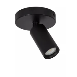 Lucide RITMO - Plafondspot - Ø 10 cm - 1xGU10 (MR11) - Zwart
