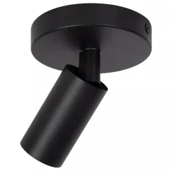 Lucide RITMO - Plafondspot - Ø 10 cm - 1xGU10 (MR11) - Zwart