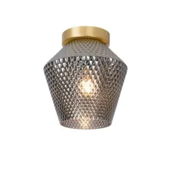 Lucide ROSALIND - Plafonnière - Ø 21 cm - 1xE27 - Fumé