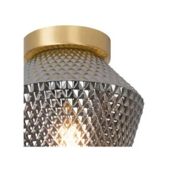 Lucide ROSALIND - Plafonnière - Ø 21 cm - 1xE27 - Fumé