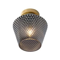 Lucide ROSALIND - Plafonnière - Ø 21 cm - 1xE27 - Fumé