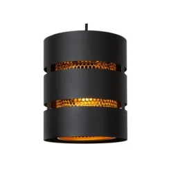 Lucide ROSAS Hanglamp-Zwart-Ø43-3xE27-40W-Metaal