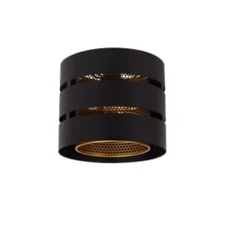 Lucide ROSAS Plafonnière-Zwart-Ø26-1xE27-40W-Metaal