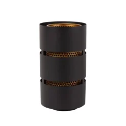 Lucide ROSAS Tafellamp-Zwart-Ø16-1xE27-40W-Metaal