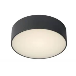 Lucide ROXANE Plafonnier Led Rond 10W Anthraciet