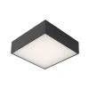 Lucide ROXANE Plafonnier Led Vierkant 10W Anthraciet