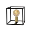 Lucide RUBEN Tafellamp 1x E27 40W Zwart / mat goud