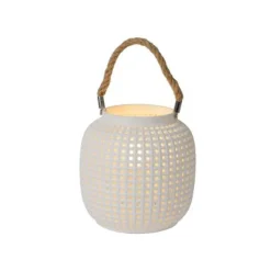 Lucide SAFIYA - Tafellamp - Ø 16,5 cm - 1xE14 - Wit Lucide