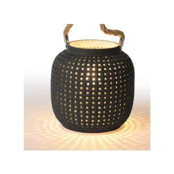 Lucide SAFIYA - Tafellamp - Ø 16,5 cm - 1xE14 - Grijs