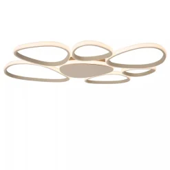 Lucide SAMLING - Plafonnière - LED Dimb. - CCT - 1x72W 2700K/4000K - Taupe