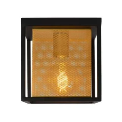 Lucide SANSA - Plafonnière - 1xE27 - Zwart Lucide