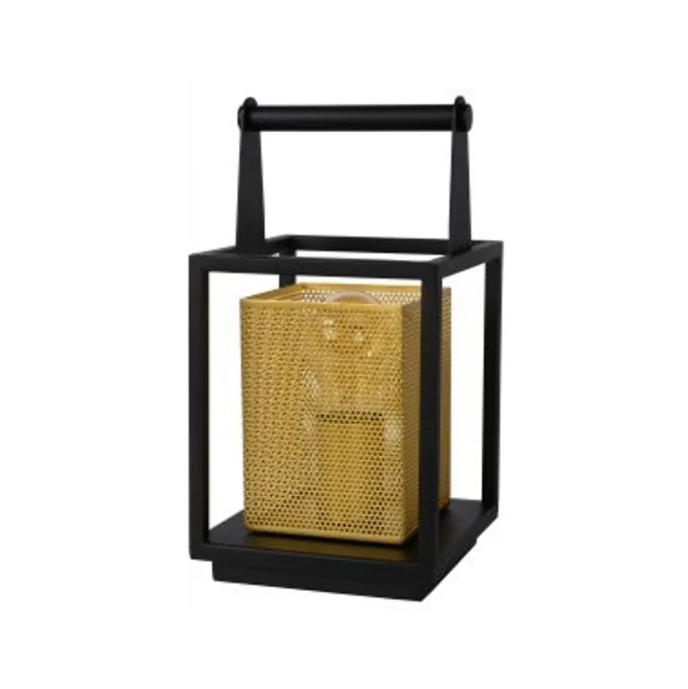 Lucide SANSA - Tafellamp - 1xE27 - Zwart