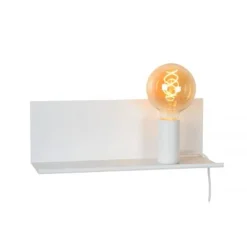 Lucide SEBO - Bedlamp - 1xE27 - Wit Lucide