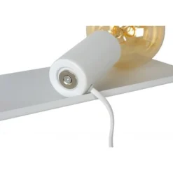 Lucide SEBO - Bedlamp - 1xE27 - Wit Lucide