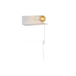 Lucide SEBO - Bedlamp - 1xE27 - Wit Lucide