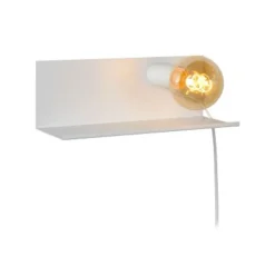 Lucide SEBO - Bedlamp - 1xE27 - Wit Lucide
