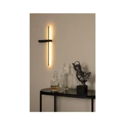 Lucide SEGIN - Wandlamp - LED - 1x6W 2700K - Zwart