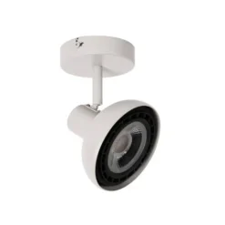 Lucide SENSAS Plafondspot-Wit-1xGU10 (ES111)-12W-Staal