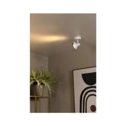 Lucide SENSAS Plafondspot-Wit-1xGU10 (ES111)-12W-Staal