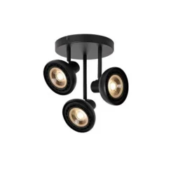 Lucide SENSAS Plafondspot-Zwart-Ø25,8-3xGU10 (ES111)-12W