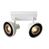 Lucide SENSAS Plafondspot-Wit-2xGU10 (ES111)-12W-Staal