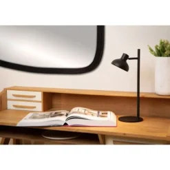 Lucide SENSAS Tafellamp-Zwart-Ø18-1xGU10 (ES111)-12W