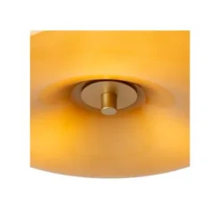 Lucide SENTINO Plafonnière-Taupe-Ø29,5-3xG9-40W-Glas