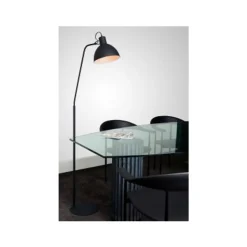 Lucide SHADI - Leeslamp - Ø 28 cm - 1xE27 - Zwart