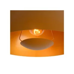 Lucide SIEMON - Hanglamp - Ø 40 cm - 1xE27 - Okergeel