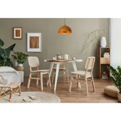 Lucide SIEMON - Hanglamp - Ø 40 cm - 1xE27 - Okergeel