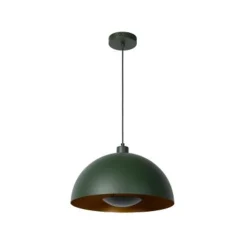 Lucide SIEMON - Hanglamp - Ø 40 cm - 1xE27 - Groen